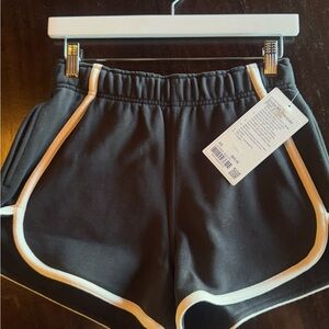 Lululemon Athletica Black Shorts with White Trim